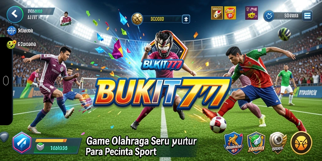 Tangkapan layar BUKIT777 menampilkan aksi seru permainan olahraga.