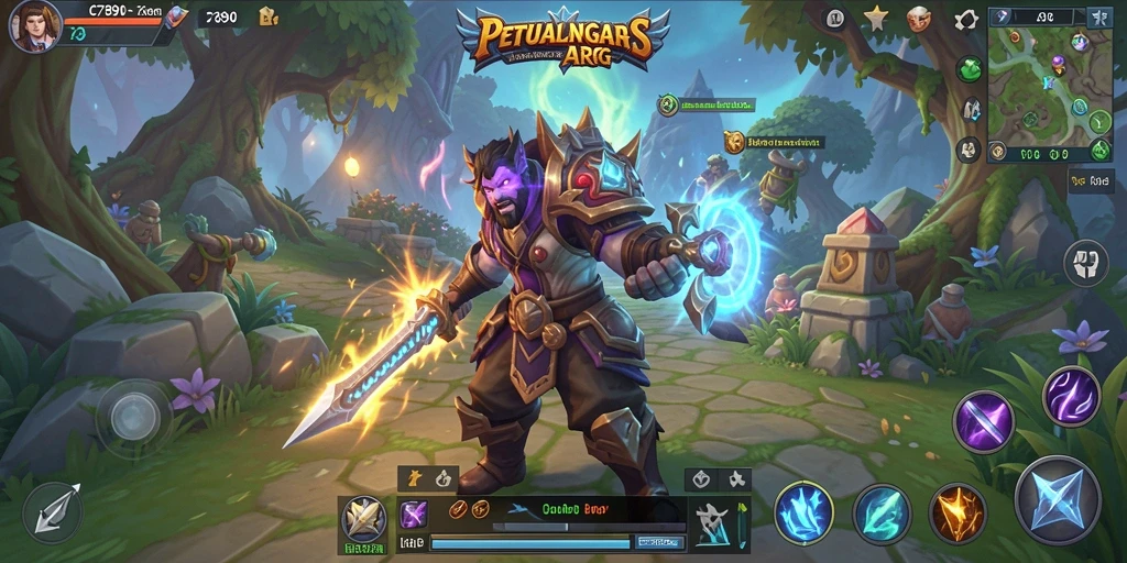 Tampilan gameplay ARPG C7890 yang mendebarkan.