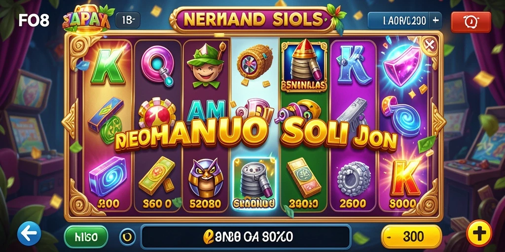 Tampilan gameplay Slot yang mengasyikkan dan berwarna-warni.
