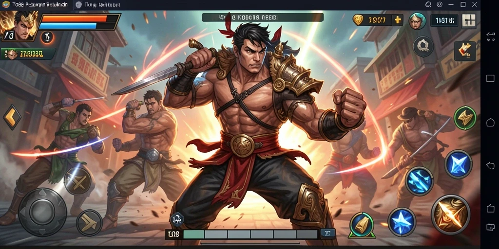 Gameplay TO88 yang intens dan mendebarkan dalam aksi pertarungan.